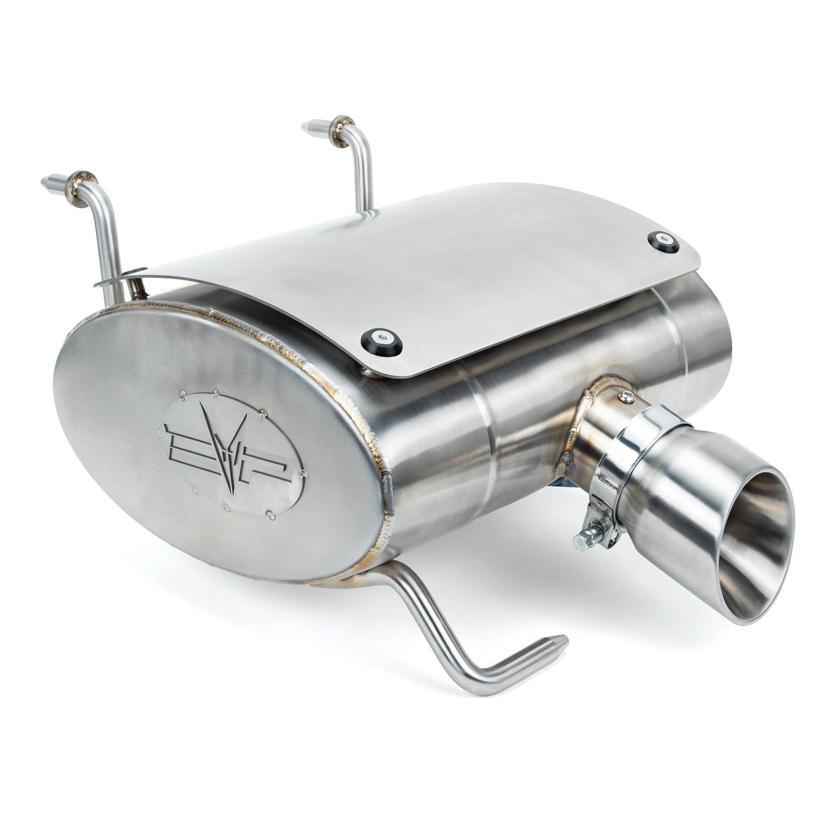 Evolution Powersports - Exhaust - EVP Center Exit Muffler With Rear Fascia for Ranger 1500