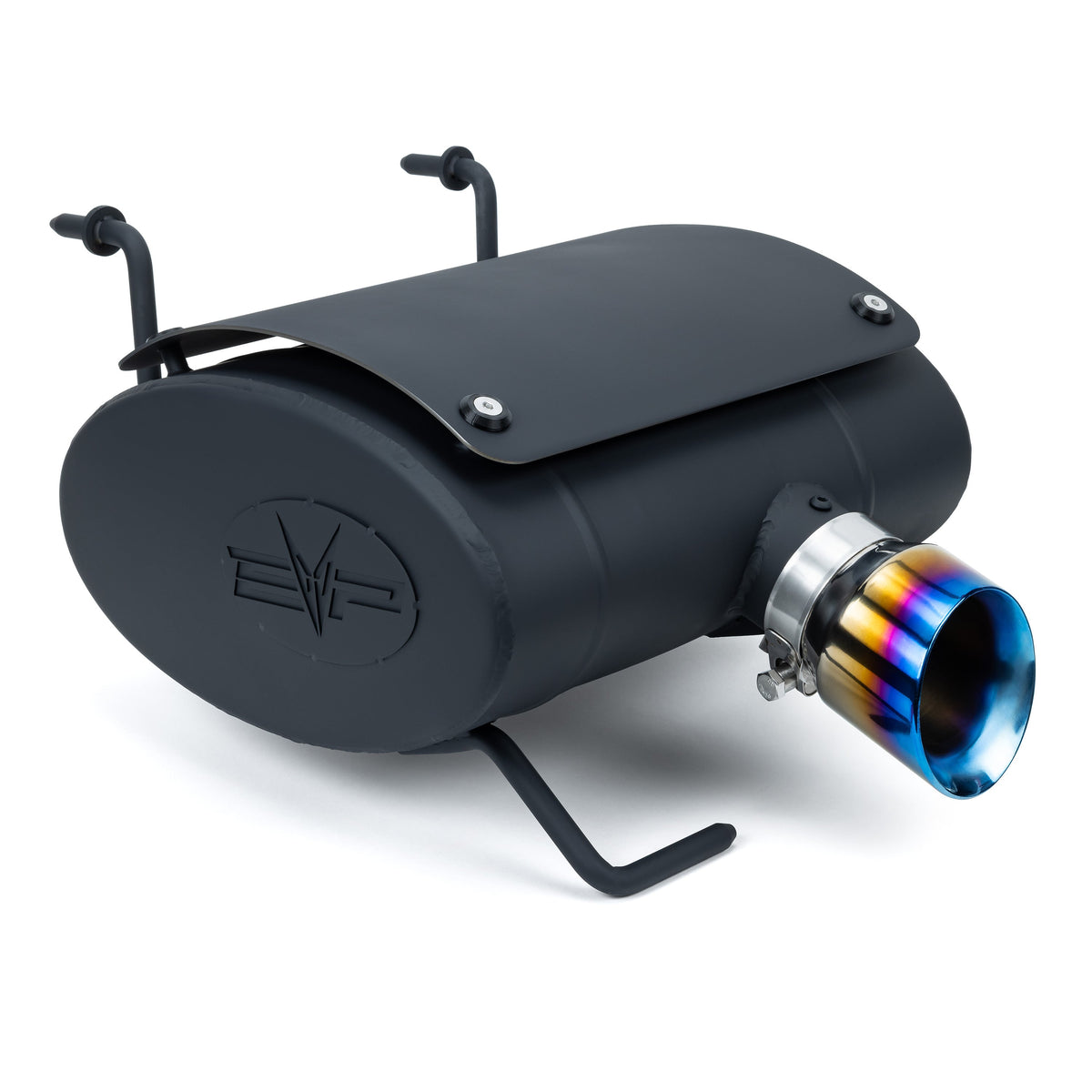 Evolution Powersports - Exhaust - EVP Center Exit Muffler With Rear Fascia for Ranger 1500