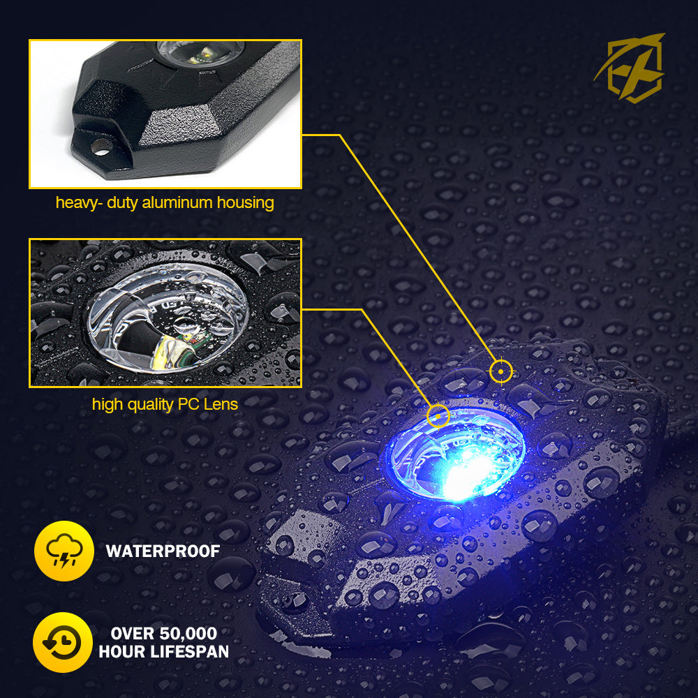 Xprite Replacement Trophy Series RGB + Pure White LED Rock Lighthead