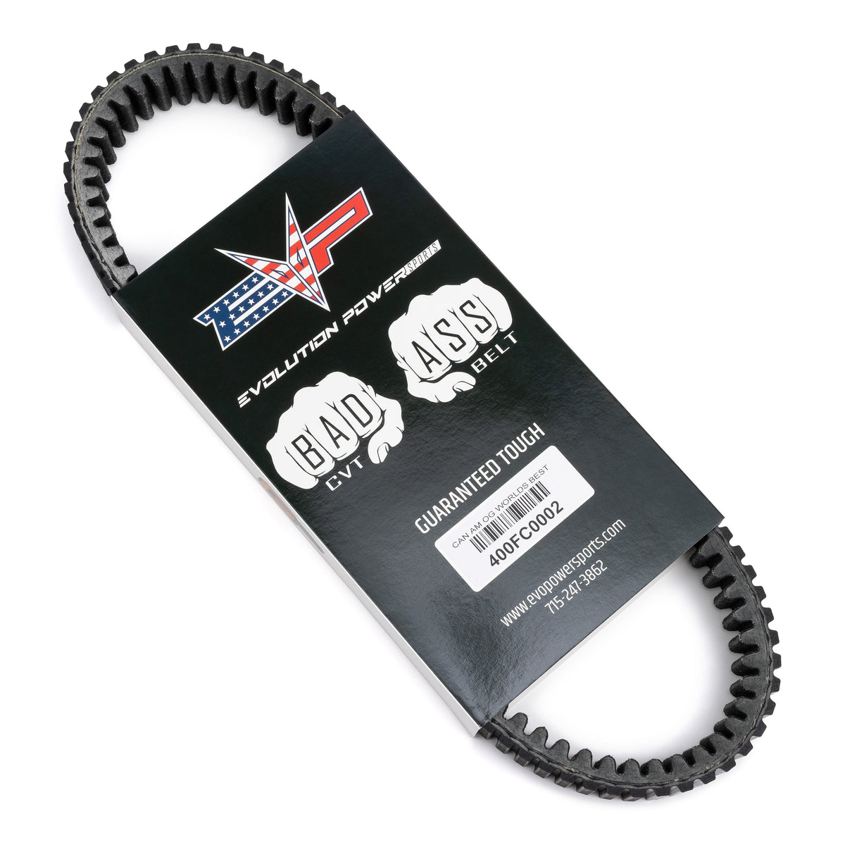 Evolution Powersports - Drive Belts - EVP Bad Ass Drive Belts for 2013-'18 Can-Am Maverick 1000 & Maverick 1000 Turbo