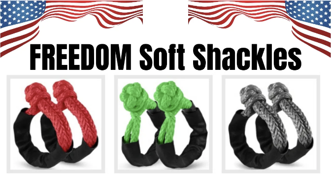 Freedom Ropes 3/8" Synthetic Soft Shackles
