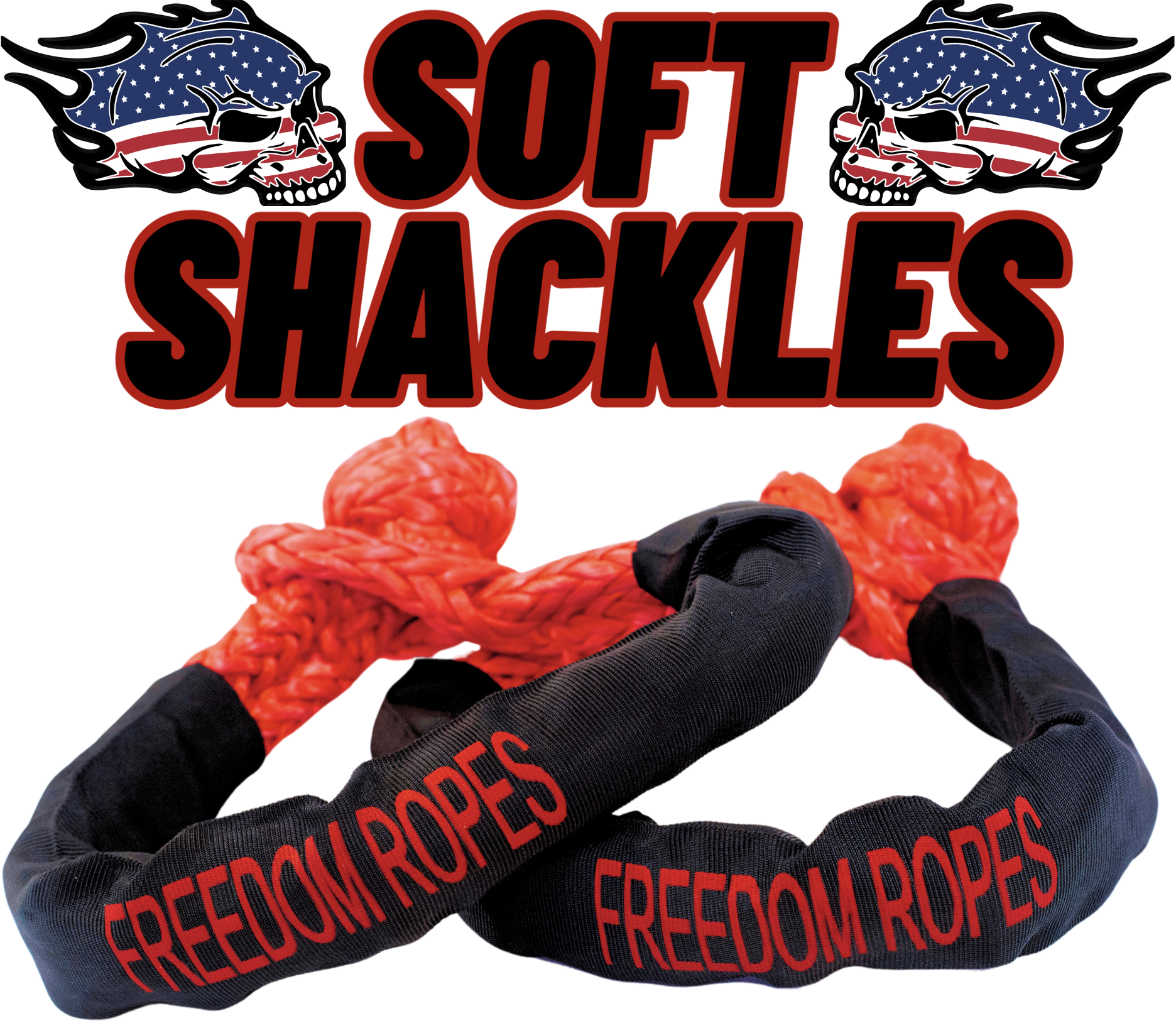 Freedom Ropes 3/8" Synthetic Soft Shackles
