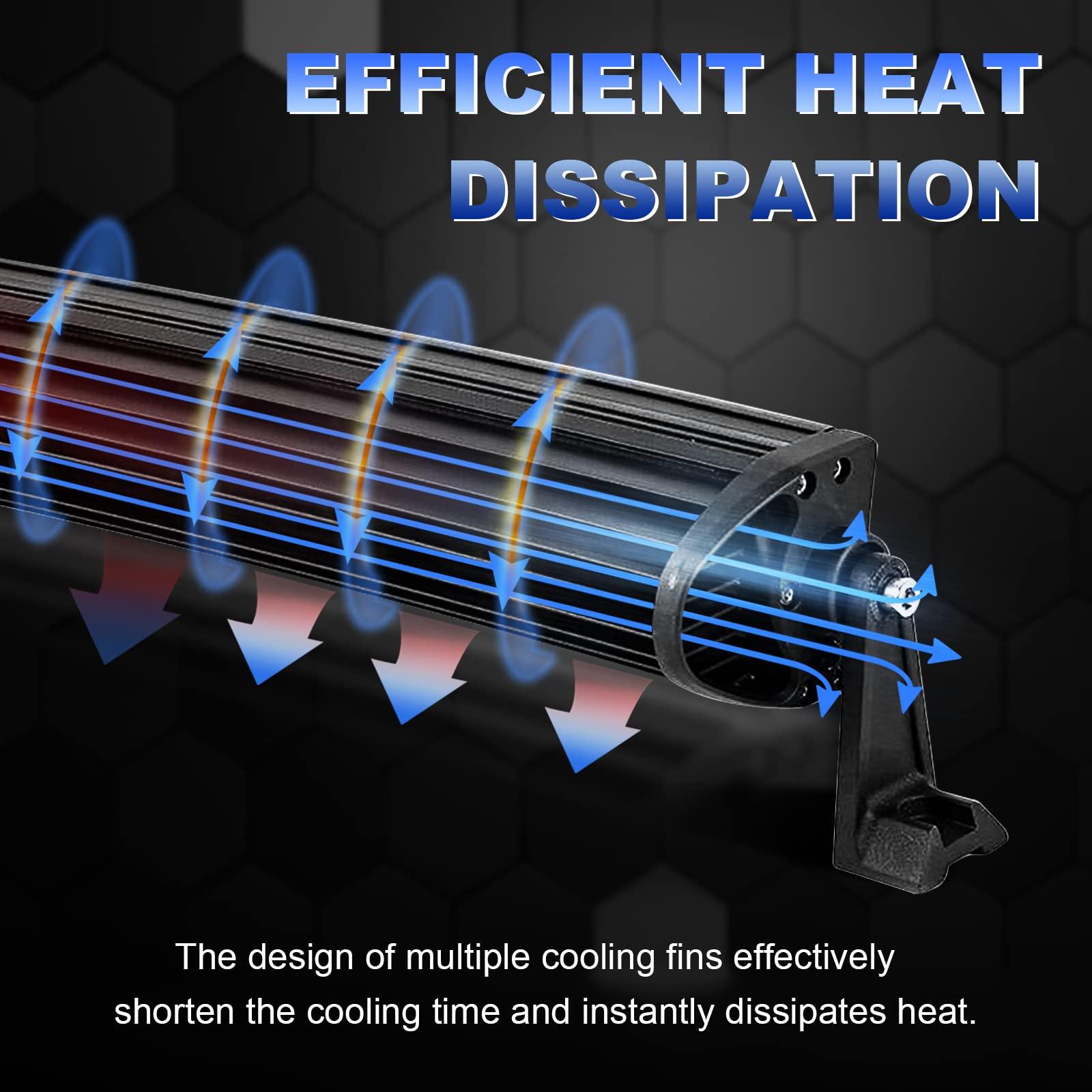 5D Series 42 Inch Combo Beam Dual Row Curved Off Road LED Light Bar