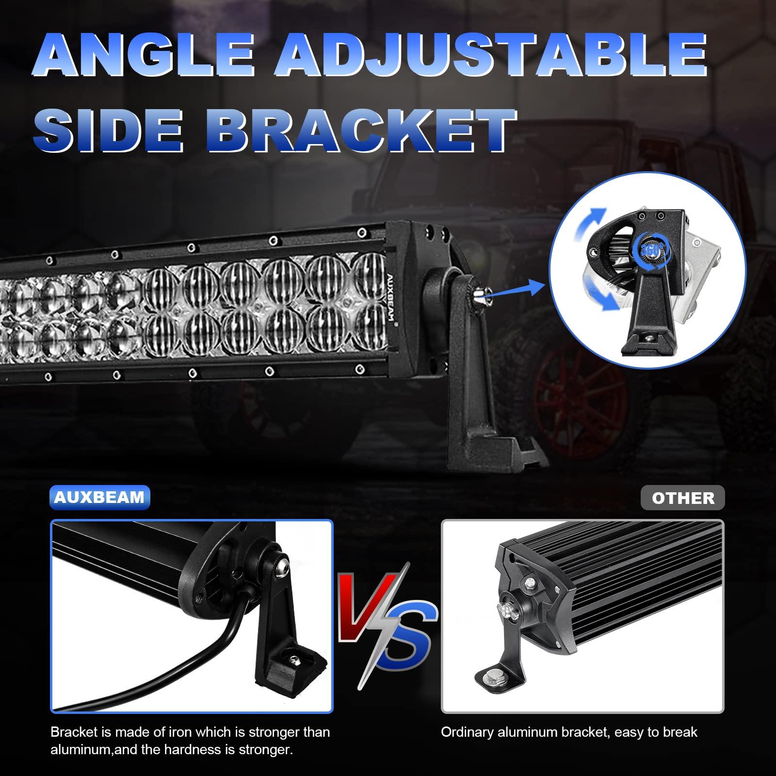 5D Series 42 Inch Combo Beam Dual Row Curved Off Road LED Light Bar