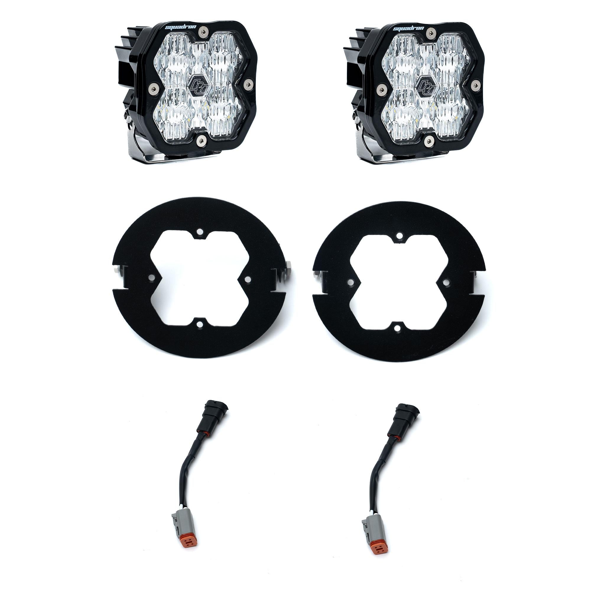 Squadron 2.0 Sport Fog Pocket Light Kit Ford 2006-14 F-150 Toyota 2005-11 Tacoma 2007-13 Tundra Clear Baja Designs