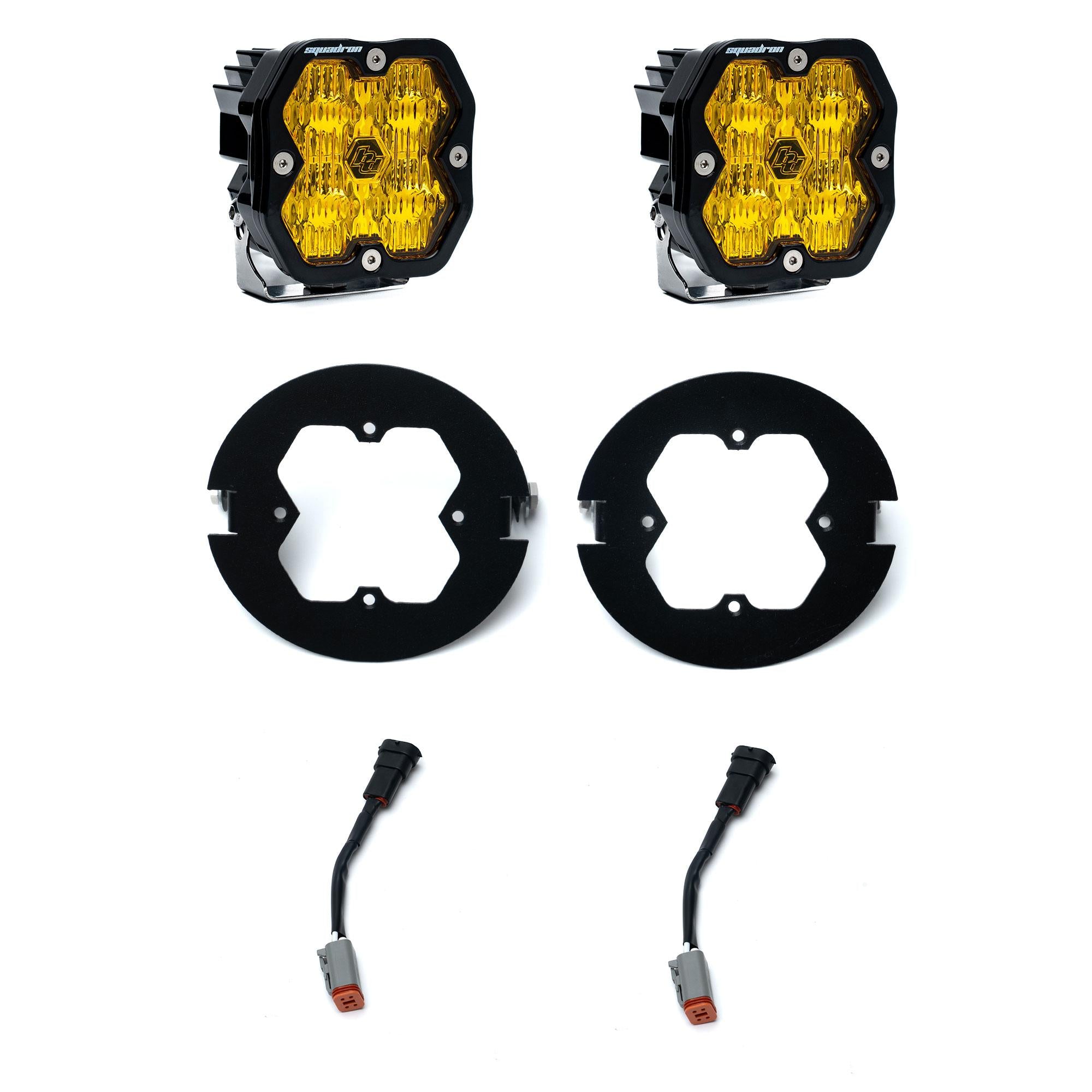 Squadron 2.0 Sport Fog Pocket Light Kit Ford 2006-14 F-150 Toyota 2005-11 Tacoma 2007-13 Tundra Baja Amber Baja Designs