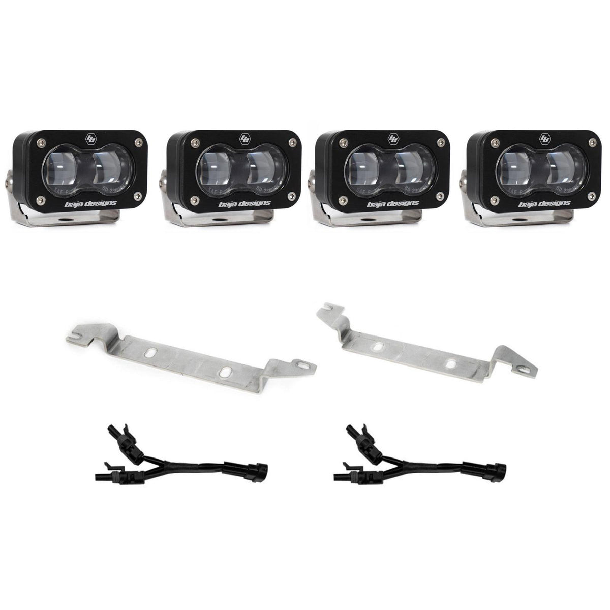 S2 SAE OEM Fog Light Replacement Kit 2025-On Toyota 4Runner Non-TRD Pro Clear Baja Designs