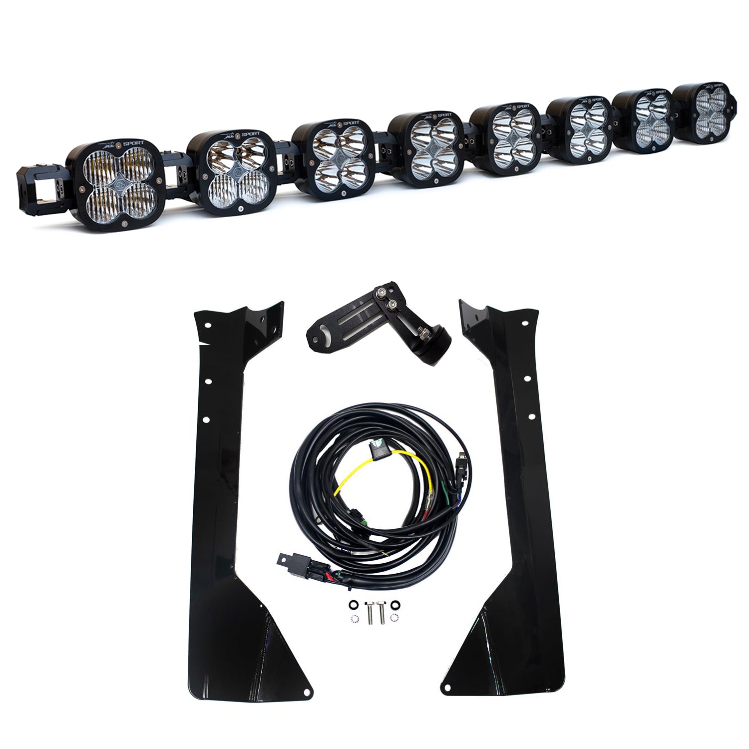 Jeep JK XL Linkable Roof Bar Kit 07-16 Wrangler JK Baja Desgins