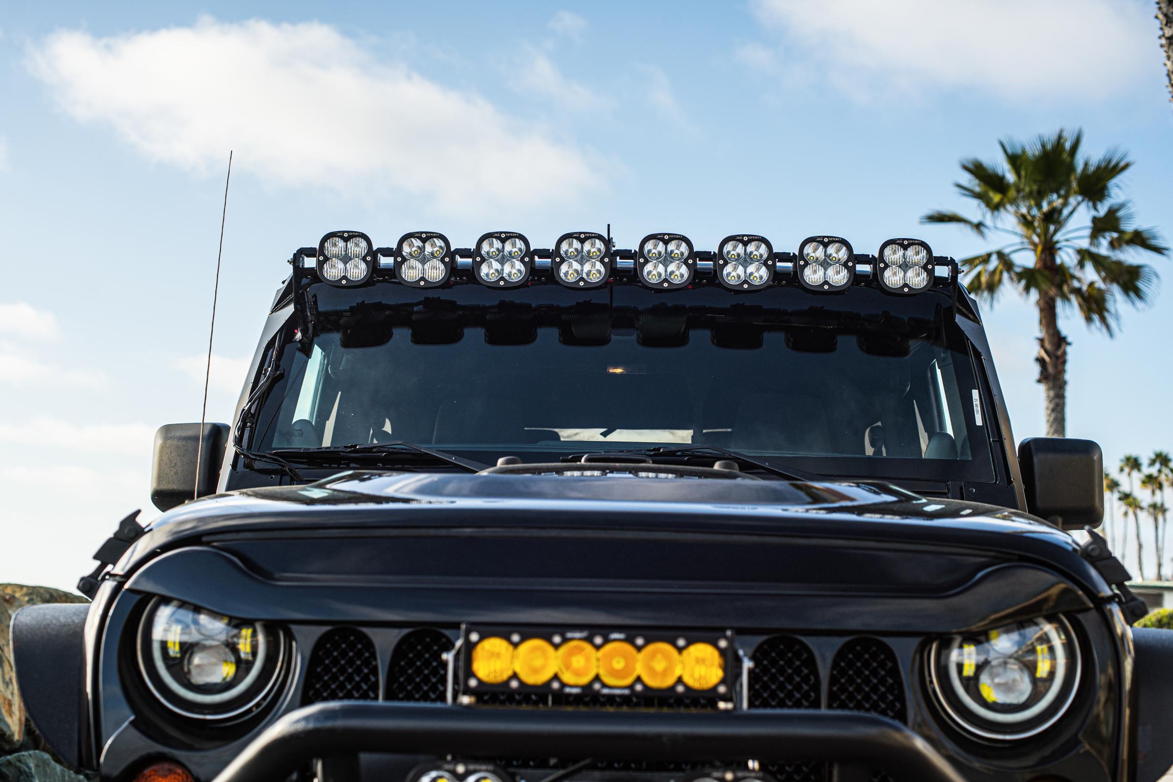 Jeep JK XL Linkable Roof Bar Kit 07-16 Wrangler JK Baja Desgins