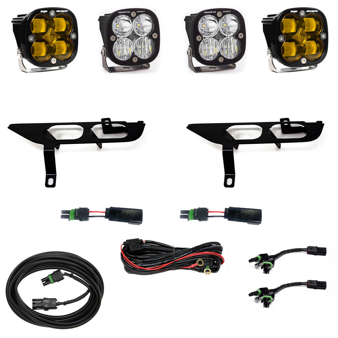 Ford, F150, (21-On), FPK, SAE Baja Amber/Sport DC w/ DRL Baja Designs
