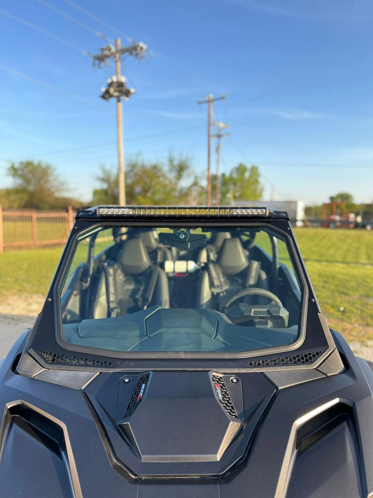 Moto Armor ABF Fabrication 2025+ Pro Series Full Glass Windshield