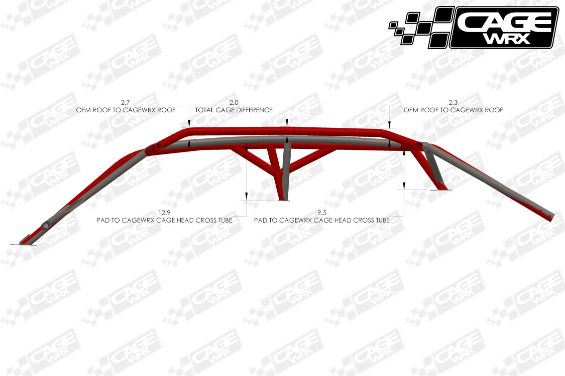 Can-Am Maverick X3 MAX Roll Cage | ASSEMBLED | "SUPER SHORTY"