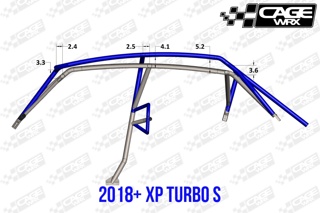 Polaris RZR XP4 (2019-2023) / XP4 Turbo S Roll Cage KIT | "SUPER SHORTY"