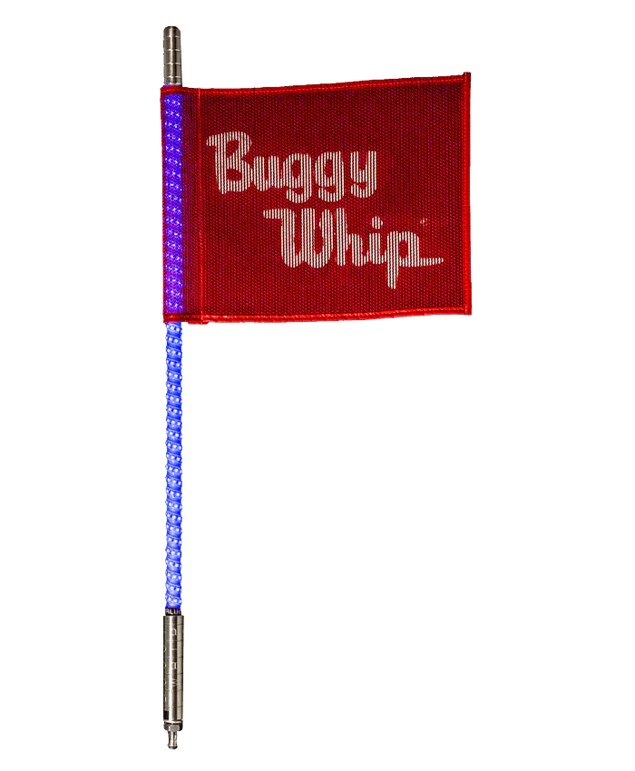 Buggy Whip® Inc. Blue LED Whip