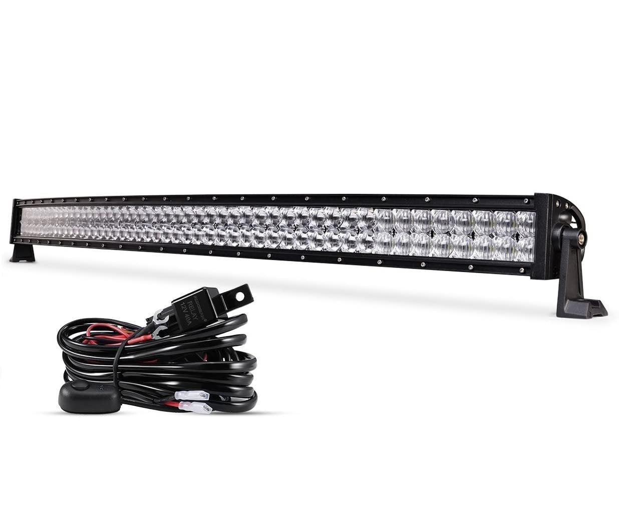 22 Inch-52 Inch 5D Series Straight/Curved Combo Beam Double Row LED Light Bar for 2004 Toyota Tacoma