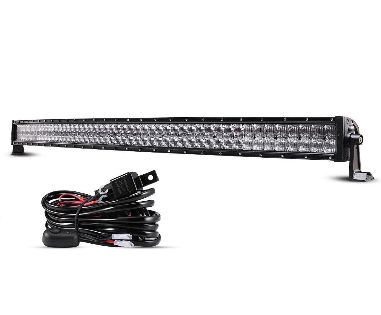 22 Inch-52 Inch 5D Series Straight/Curved Combo Beam Double Row LED Light Bar for 2004 Toyota Tacoma