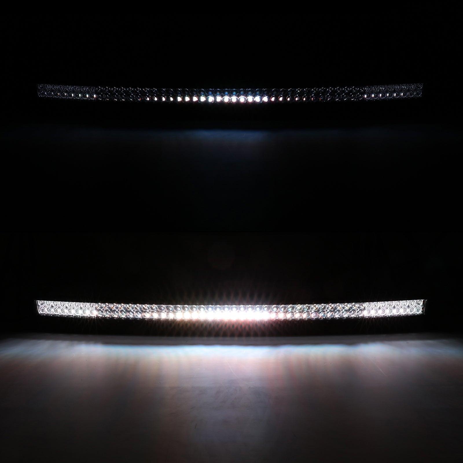 New 52 Inch V-PRO Series Curved RGBW Color Changing Off Road Led Light Bar