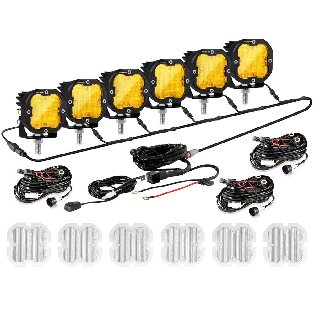 XP-ULTRA Series 3 Inch 80W 9600LM LED Pods Lights White&Amber