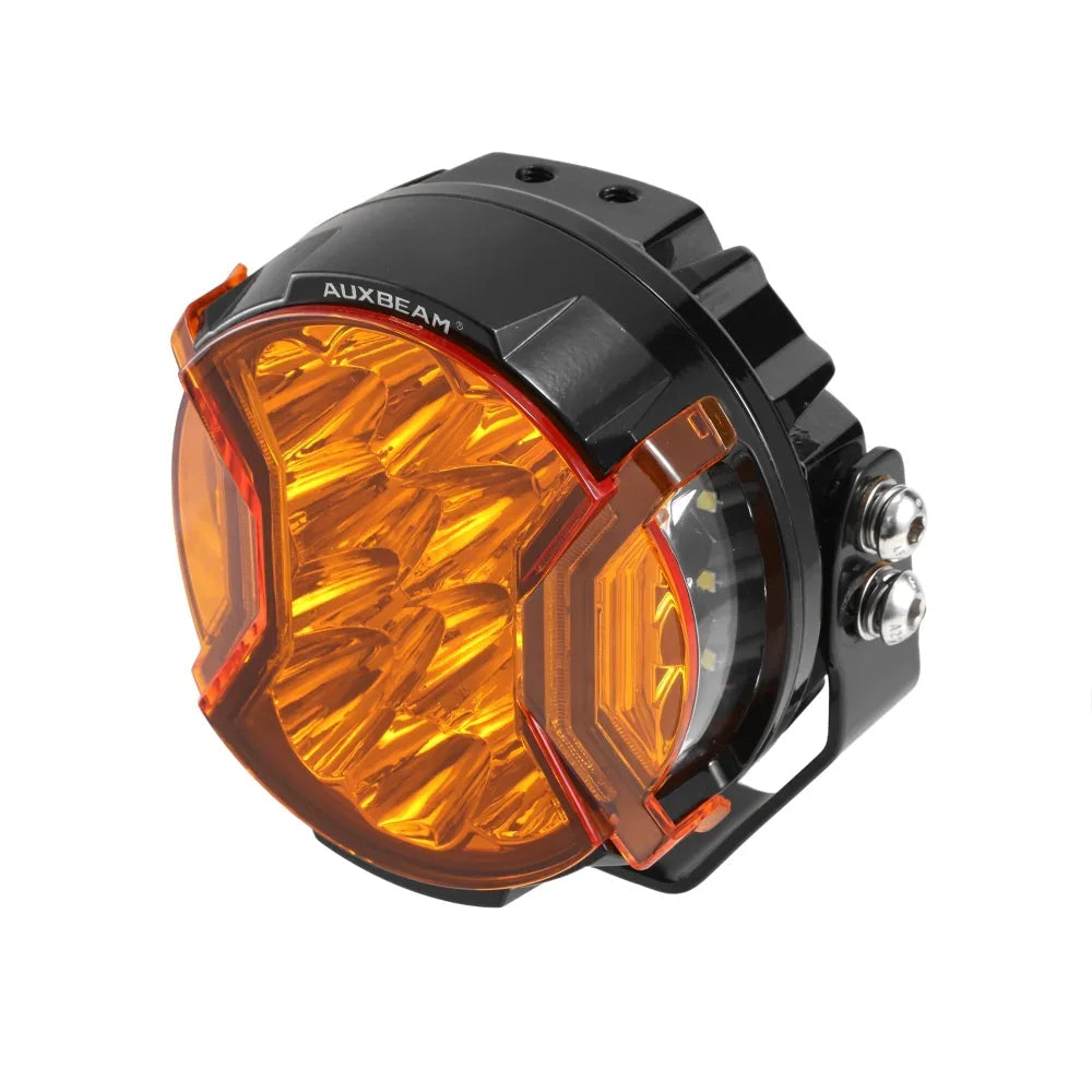V-ULTRA Series 3/5/7/9 Inch LED Pod Lights Dark Amber Cover Light Shield Cover