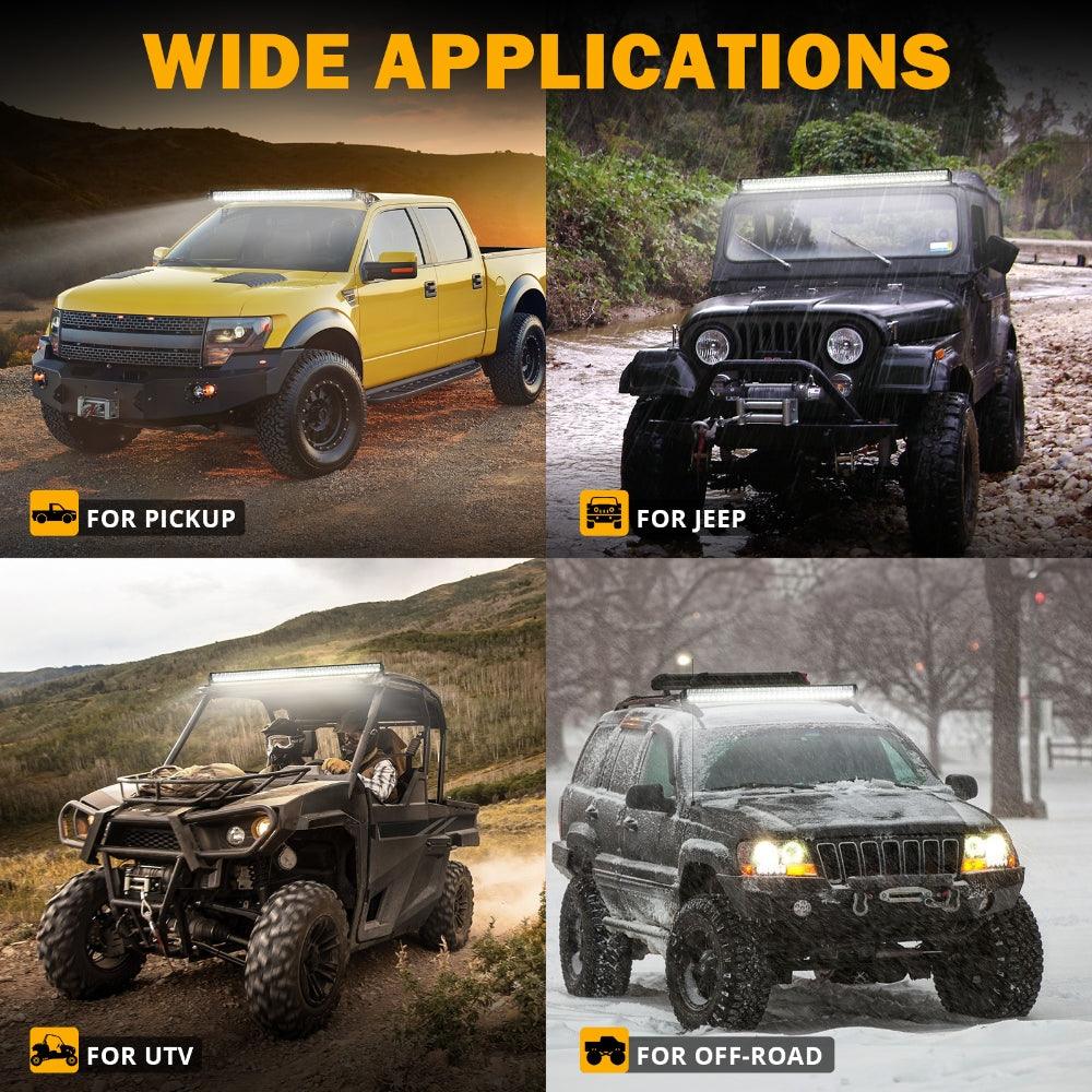 SP-basic Series 42 Inch 280W 30800LM Dual Row Off Road LED Light Bar