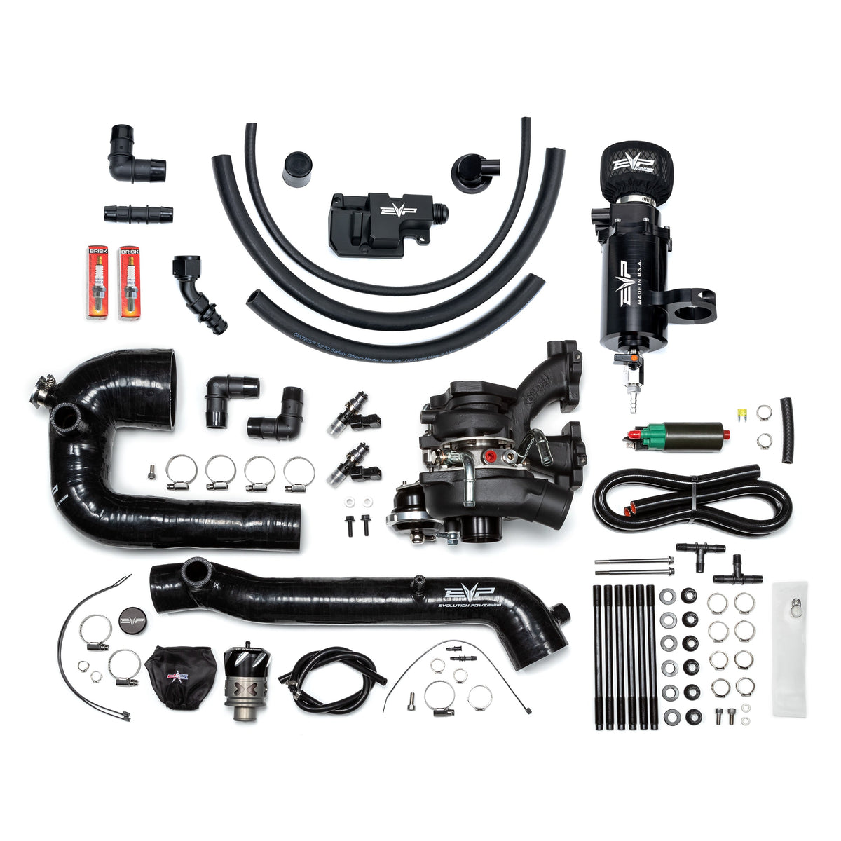 Evolution Powersports - Turbo Kits - EVP Paragon P43-270 Turbo System for 2017-'21 Polaris RZR XP Turbo/S Without Fuel Pump Control Module