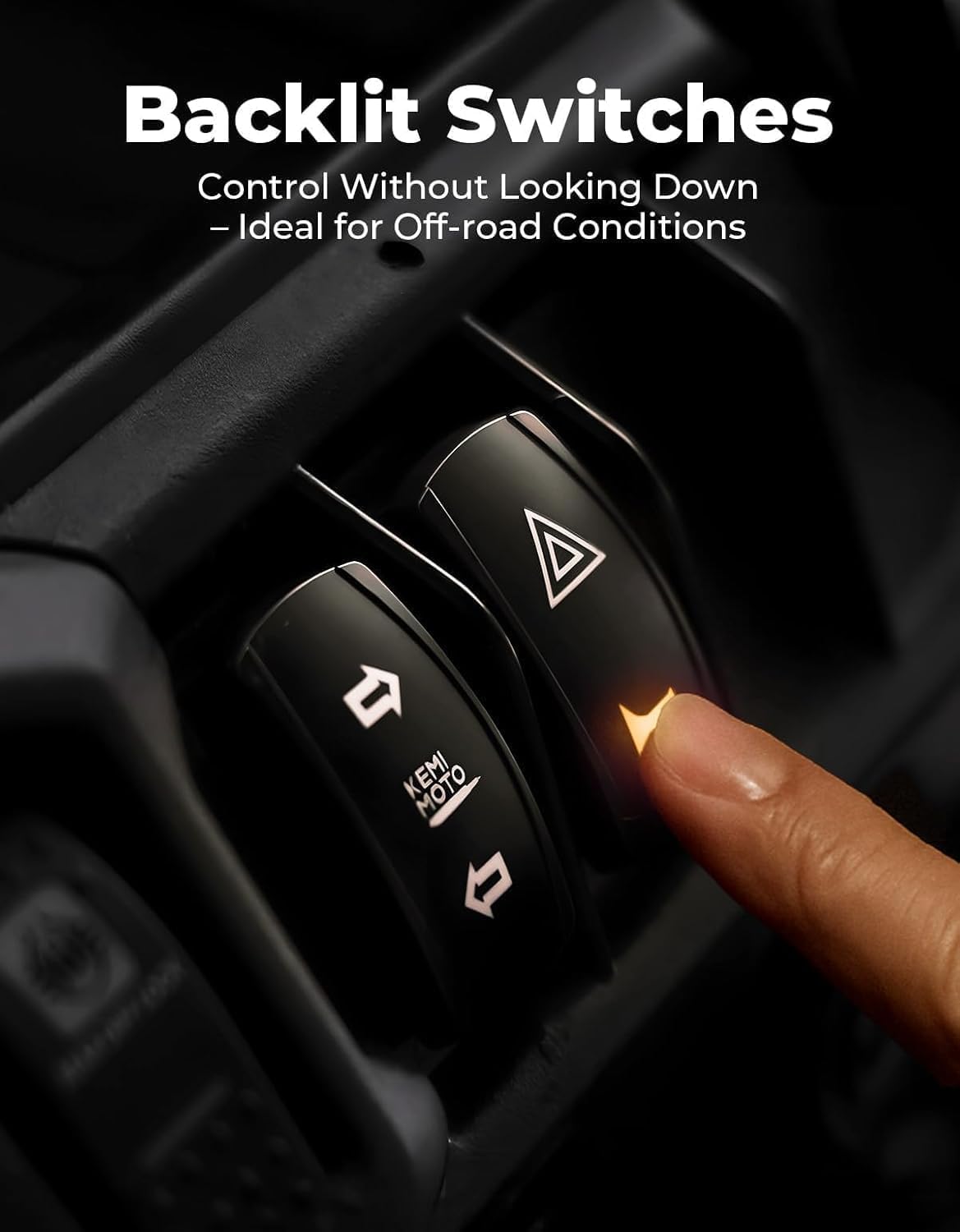 Universal Plug & Play Turn Signal Kit With Rocker Switch & 110D Horn - Kemimoto