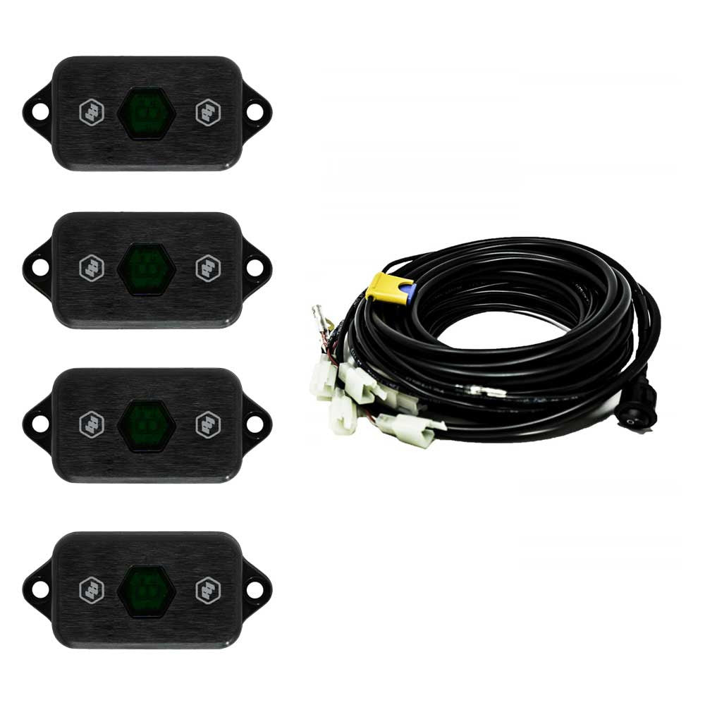 Rock Light Kit Universal Green Baja Designs