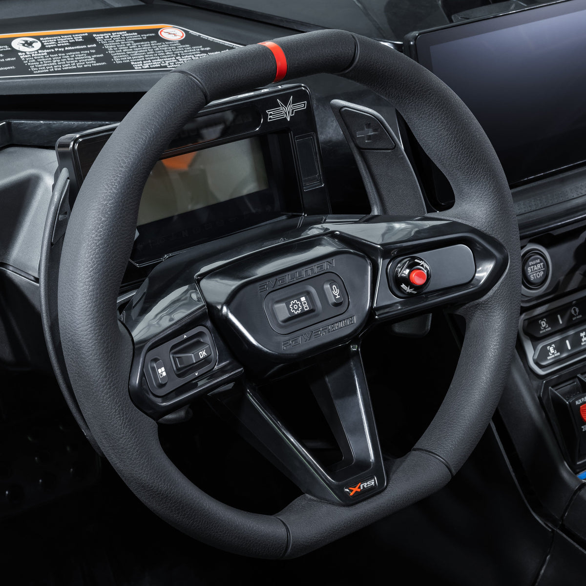 Evolution Powersports - - Can-Am Maverick R Steering Wheel Launch Button for EVP Launch Control & RLC/Anti-Lag