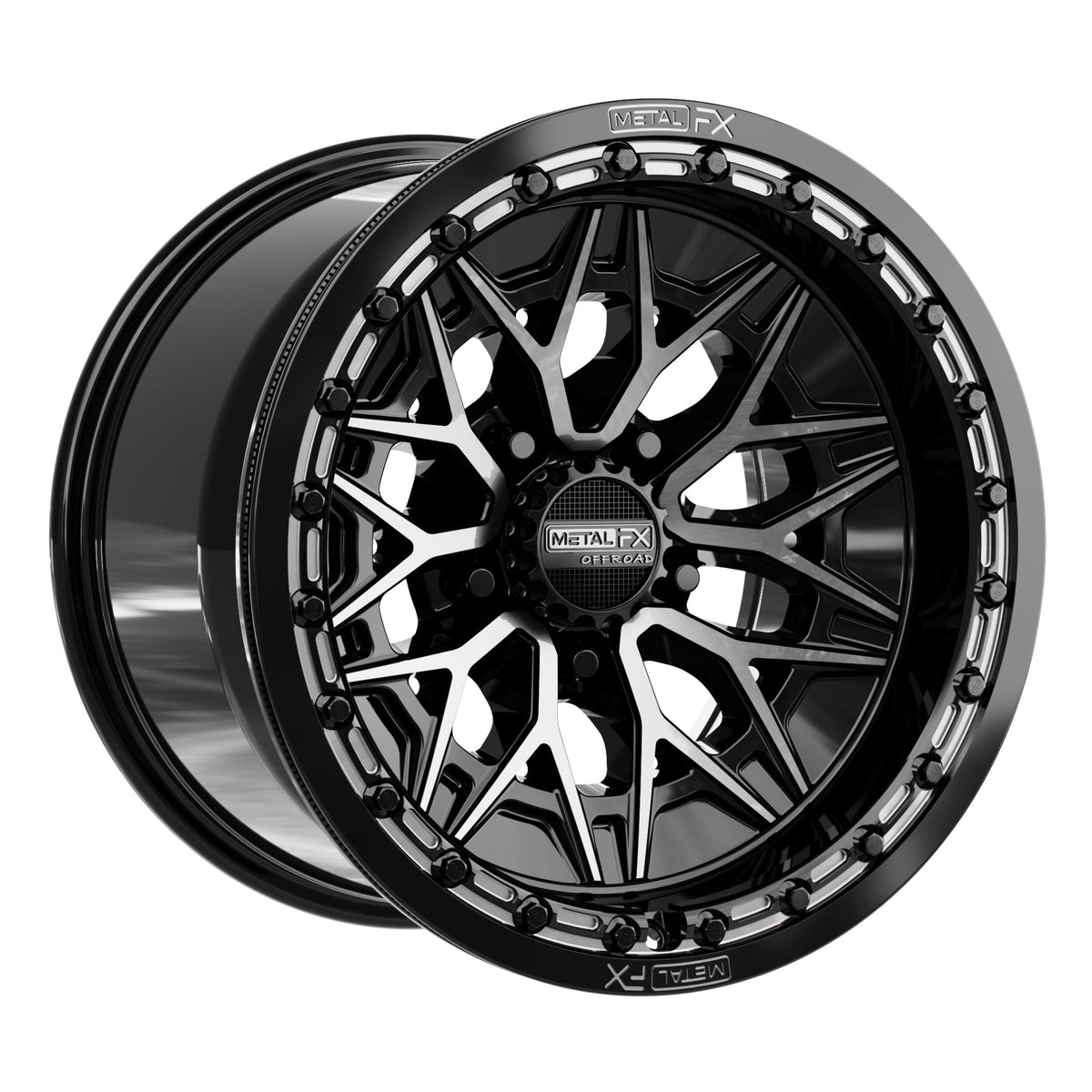Alpha R Beadlock | Gloss Black DDT Face