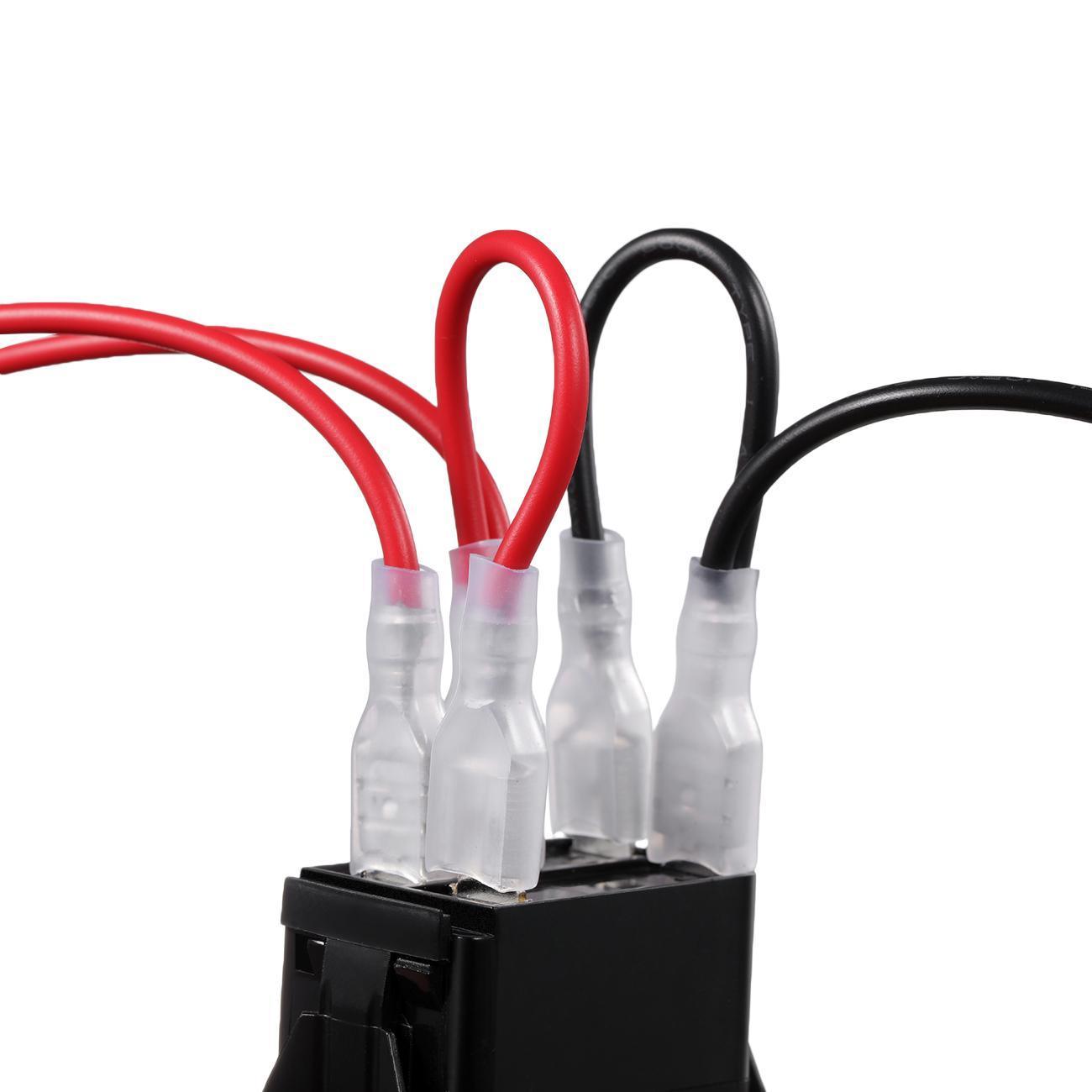 5 Pin Laser On/Off switches 20A/12V 10A/24V Switch with Jumper Wires Set for Cars,Trucks,RVs