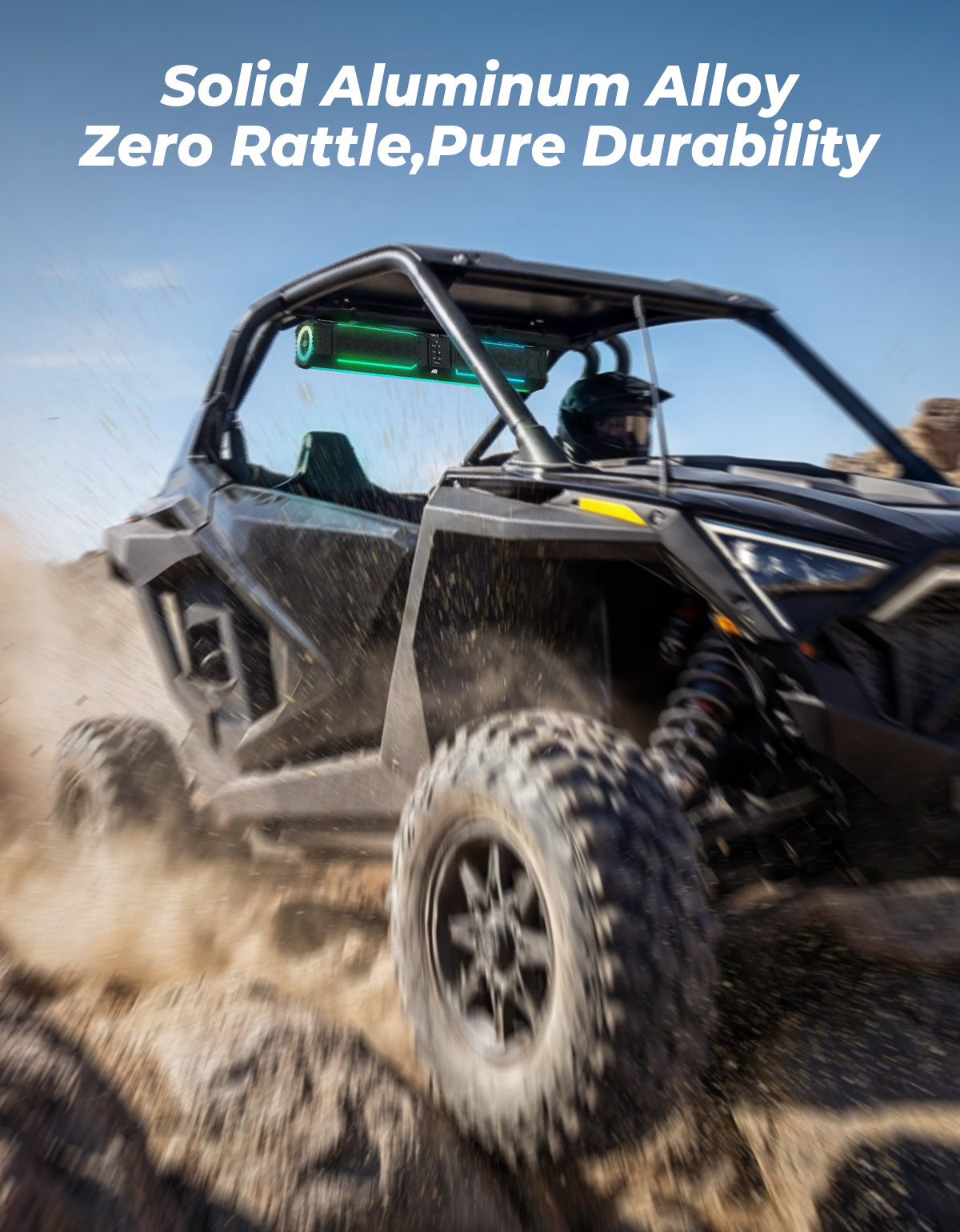Kemimoto Midnight 80 Gen2 UTV Soundbar for Can-Am Polaris
