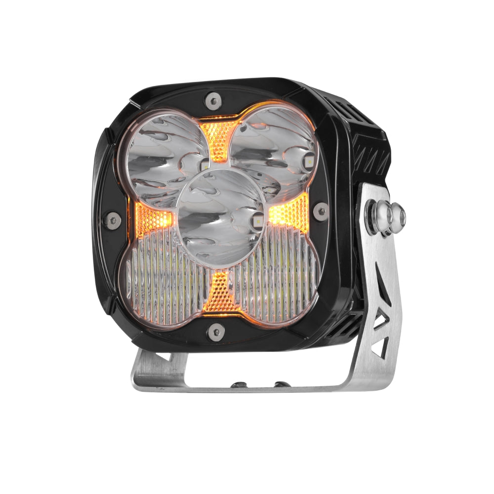 XP-ULTRA Series 4.5 Inch LED Pod Lights Off Road Lights with Amber Backlight