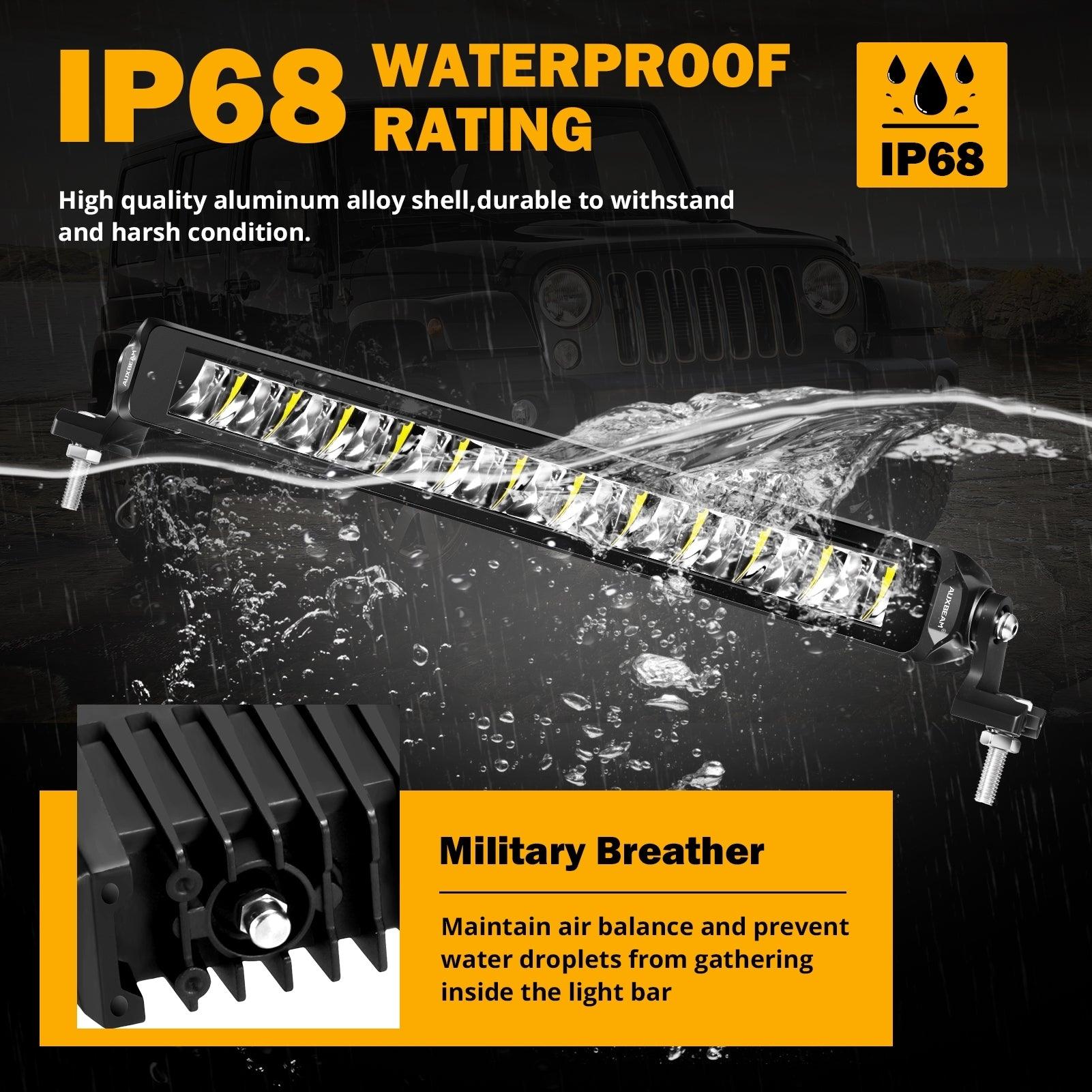 SP-basic Series 12 Inch 60W 6600LM Single Row Off Road LED Light Bar