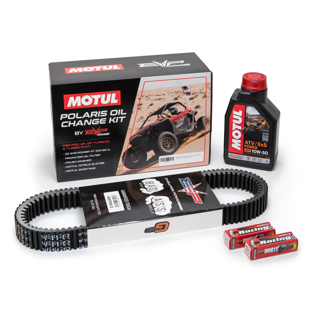 Evolution Powersports - Tools & Maintenance - EVP Motul® Maintenance Kit for Polaris RZR Pro XP & Turbo R