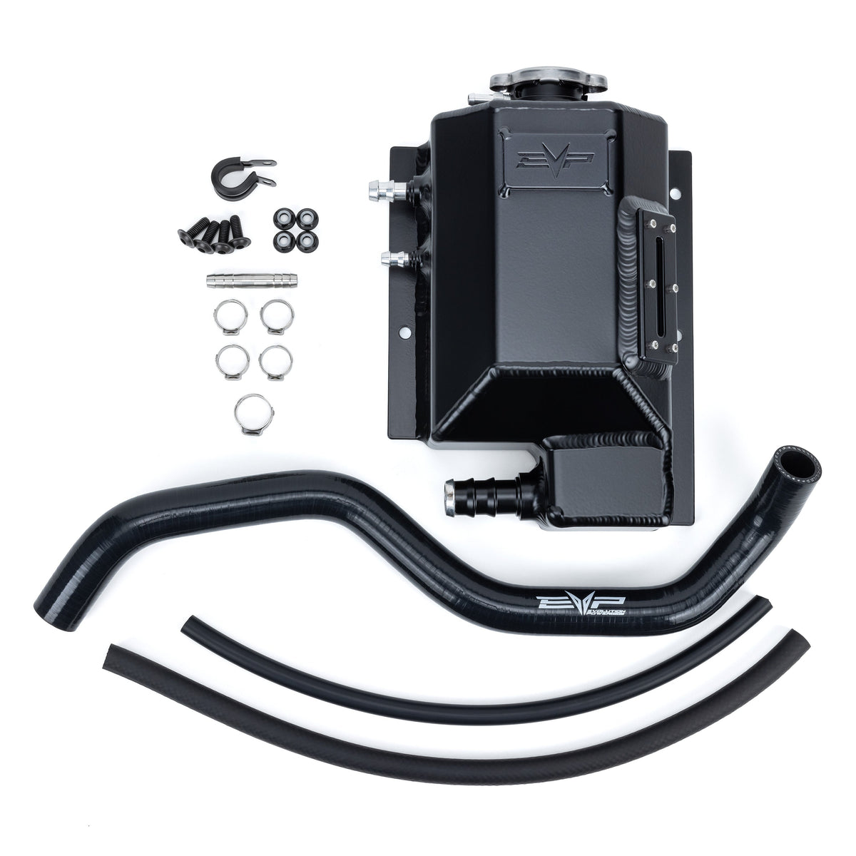 Evolution Powersports - Engine & Transmission - EVP High-Volume Aluminum Coolant Reservoir Tank for Polaris RZR Pro R