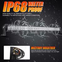 22 Inch-52 Inch 5D Series Straight/Curved Combo Beam Double Row LED Light Bar for Ford Bronco