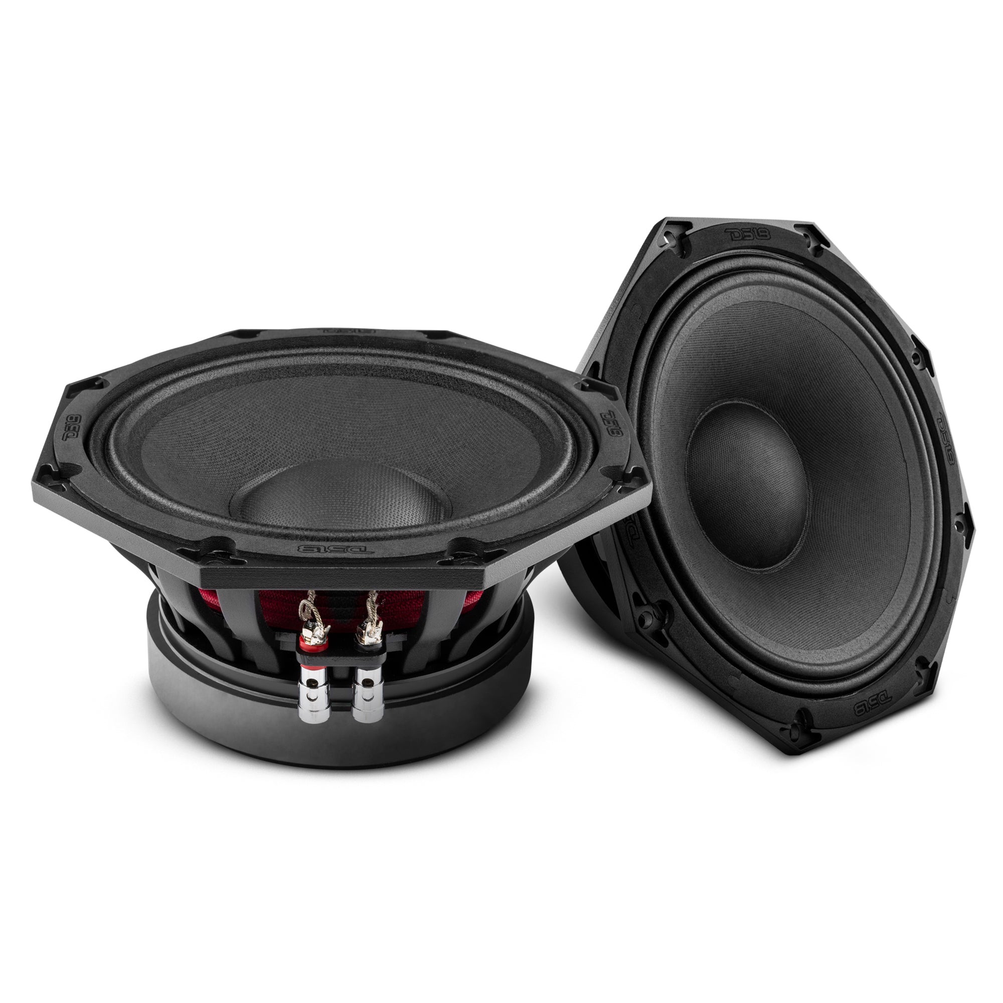Octagonal 8" Mid-Range Loudspeaker 400 Watts Rms 8-Ohm