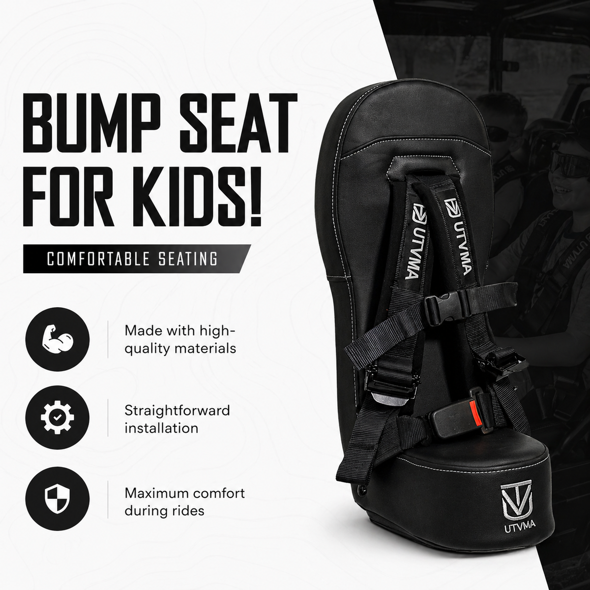 Honda Talon 2/4 Front Bump Seat (2019+)