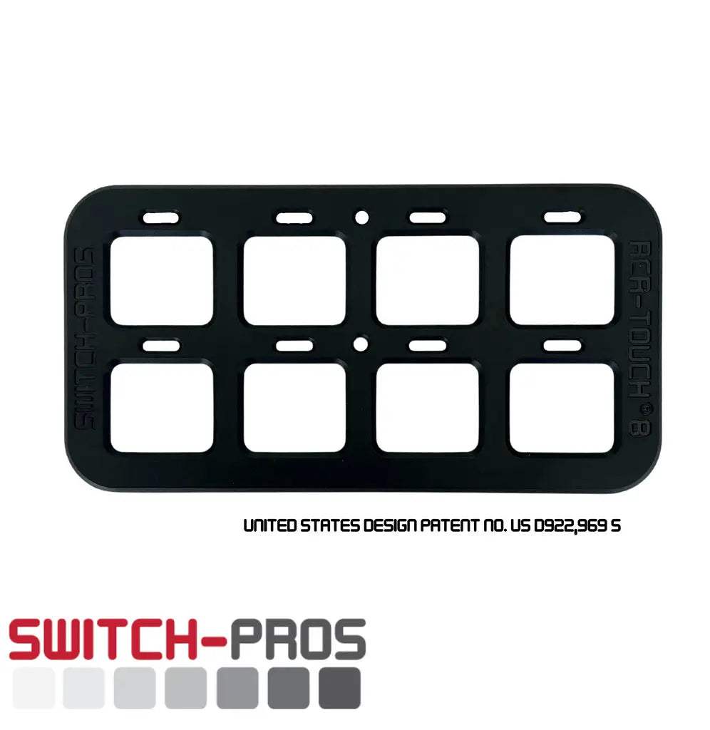 Can-Am X3 Switch Panel Mount - Switch-Pros 9100 8 Channel Billet Aluminum USA Made