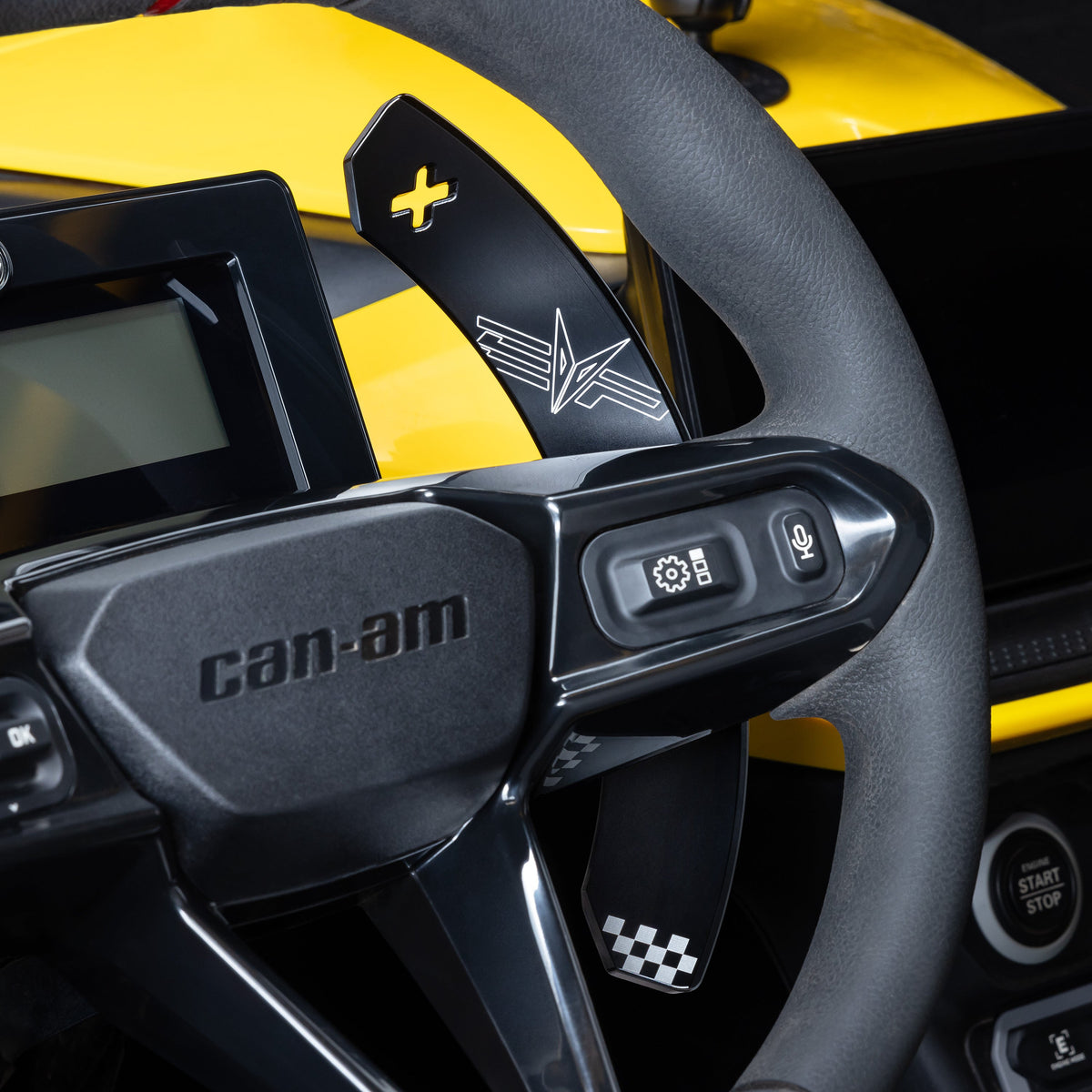 Evolution Powersports - Body Accessories - EVP Billet Paddle Shifters for Can-Am Maverick R