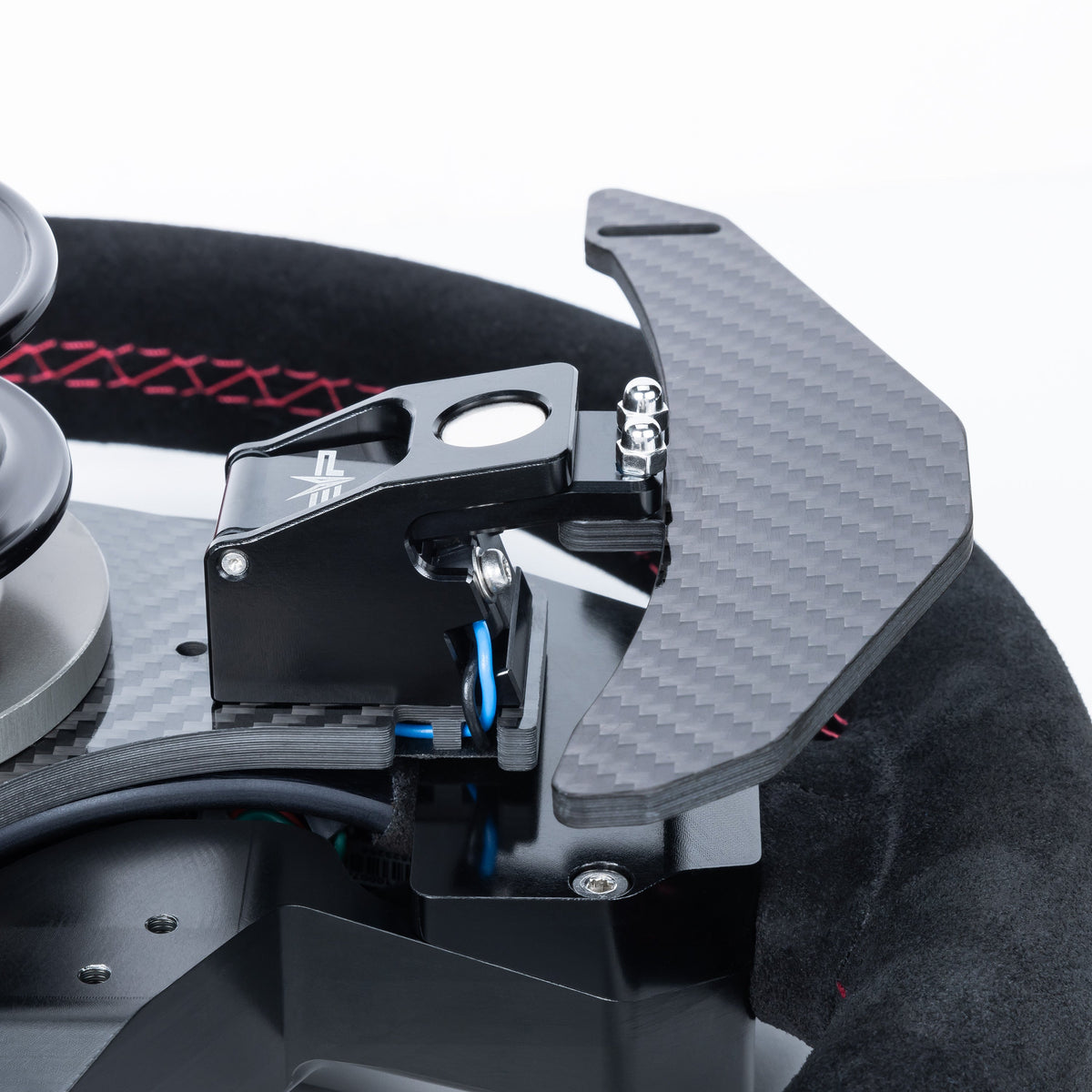 Evolution Powersports - Body Accessories - EVP.MOde Multifunction Steering Wheel with Carbon Fiber Paddles and Quick-Release Hub Adapter Kit for Can-Am Maverick R