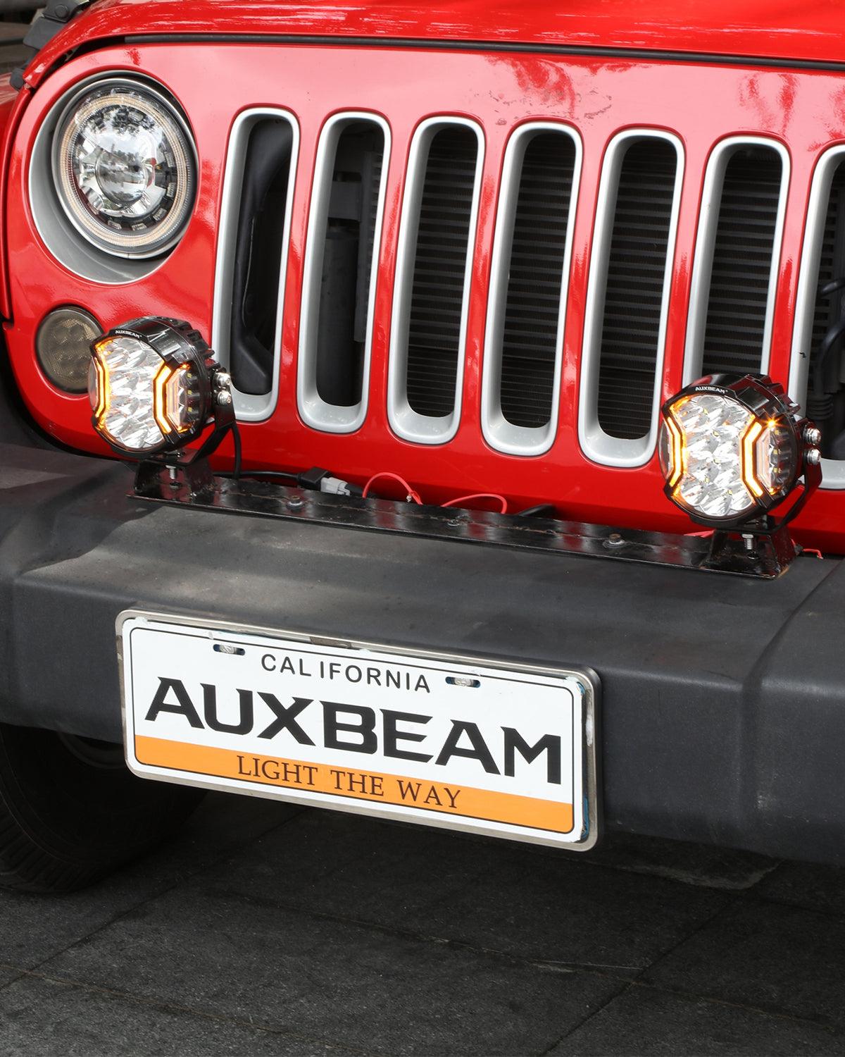 V-ULTRA Series | 5 Inch 172W LED Side Shooter White Pod Lights with Amber DRL