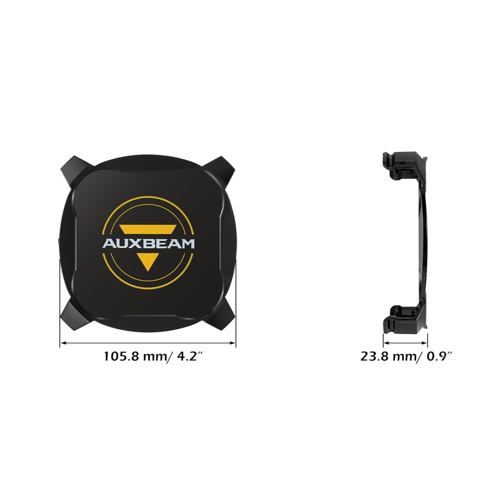 XP-ULTRA Series 4.5 Inch LED Pod Lights Off Road Lights with Amber Backlight