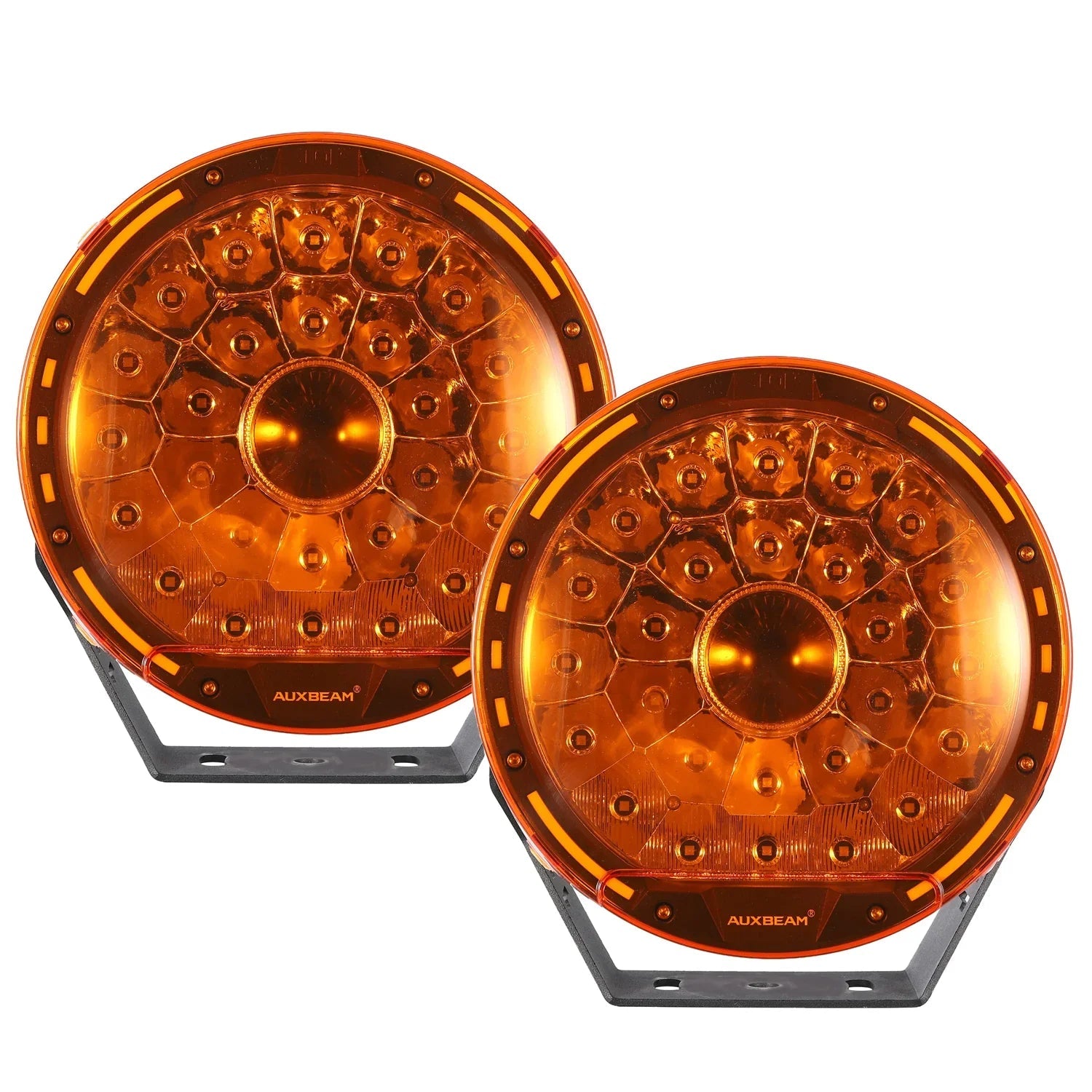 (2pcs/set) 9 INCH 270W 37776LM 360-PRO Series Custom Lens LED Driving Lights+Amber/Black Covers(Optional) for Toyota Tacoma 2016 2017 2018 2019 2020 2021