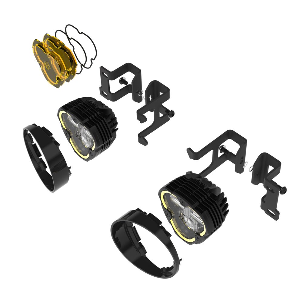FLEX ERA® 3 Dual Mode SAE Fog LED Light Pods - 2-Light Master Kit - Toyota Tacoma/4Runner/Tundra - # 97154