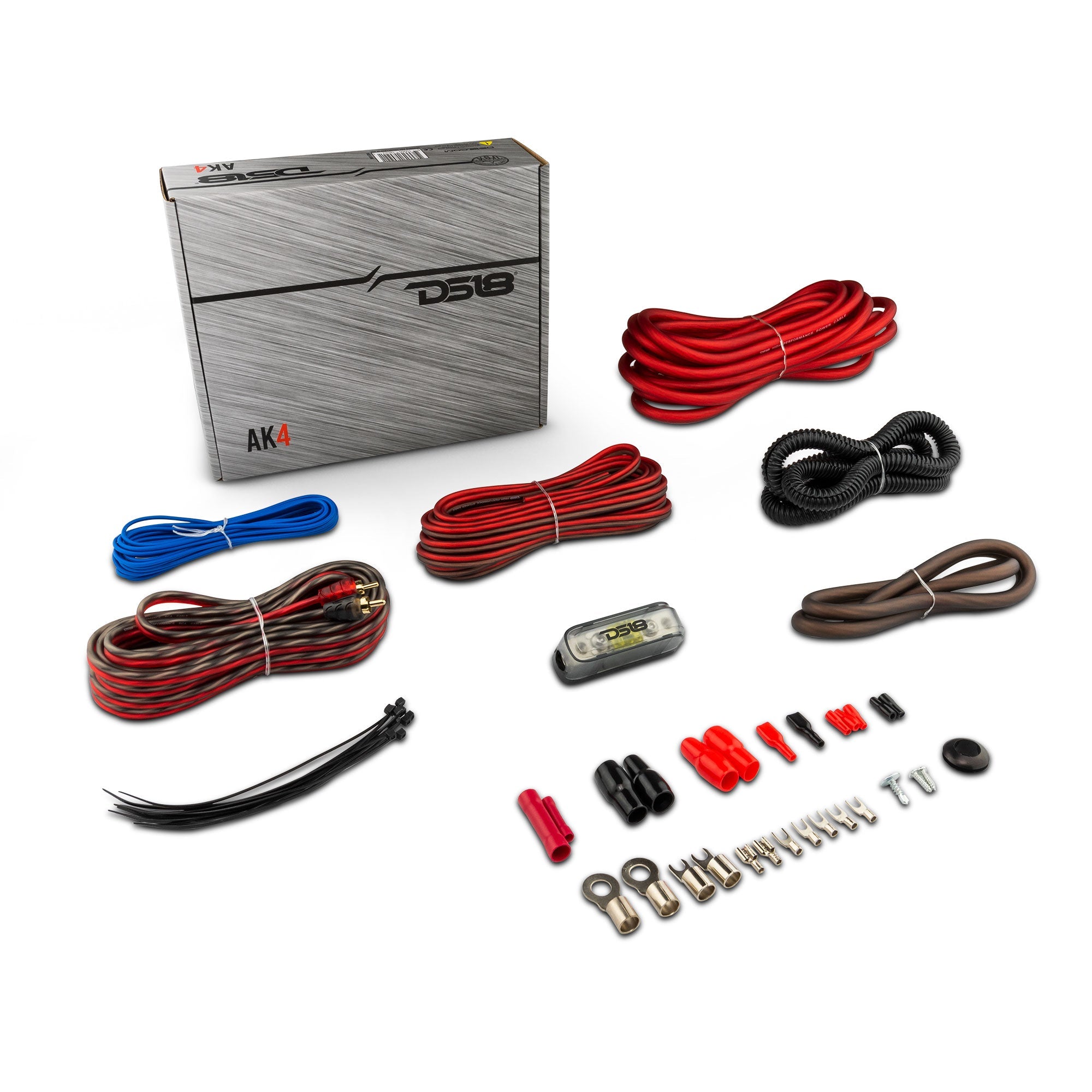 4-GA CCA Amplifier Installation Kit - RED