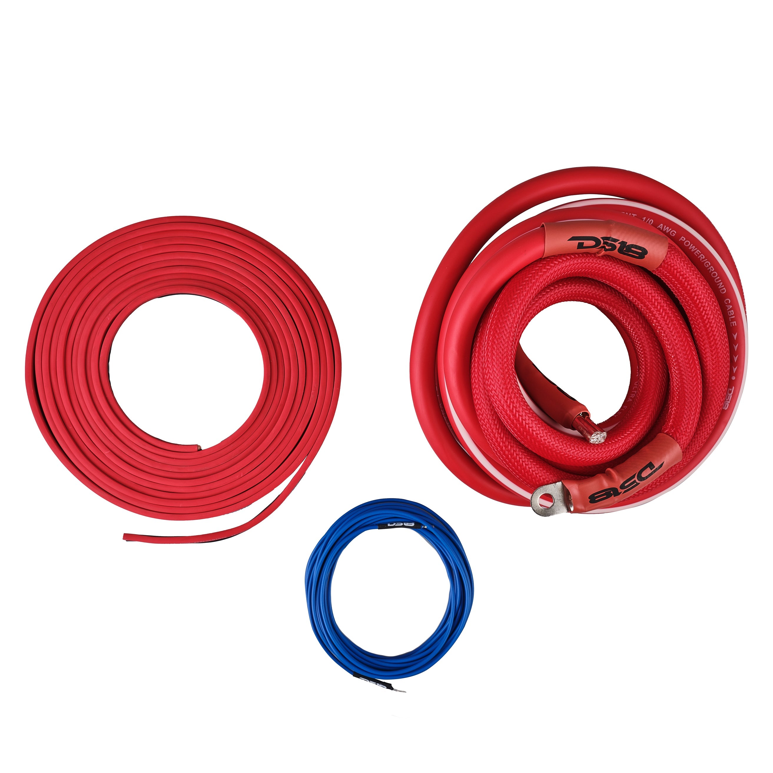 0-GA Amplifier Installation Wiring Kit - Red