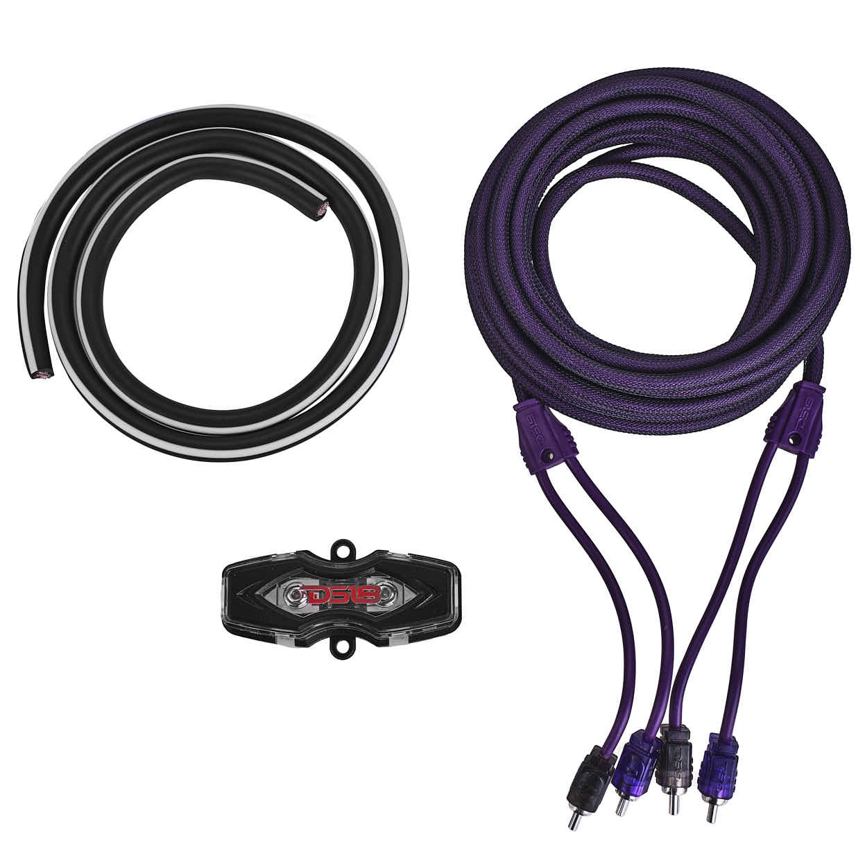 4-GA Amplifier Installation Wiring Kit - Purple
