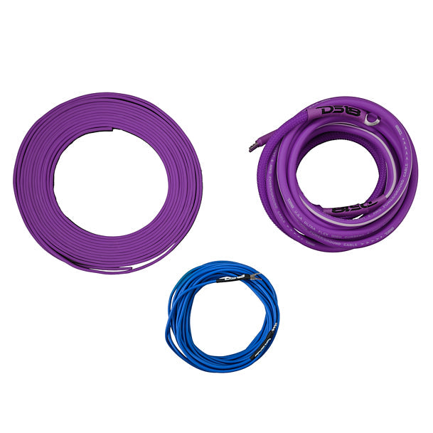 8-GA Amplifier Installation Wiring Kit - Purple