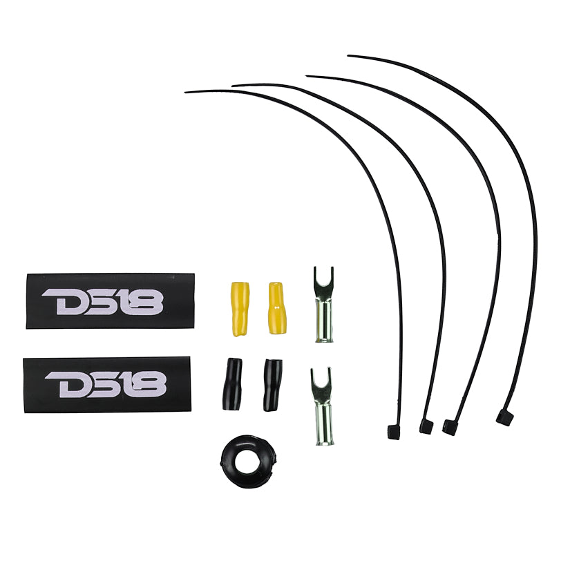 8-GA Amplifier Installation Wiring Kit - Yellow